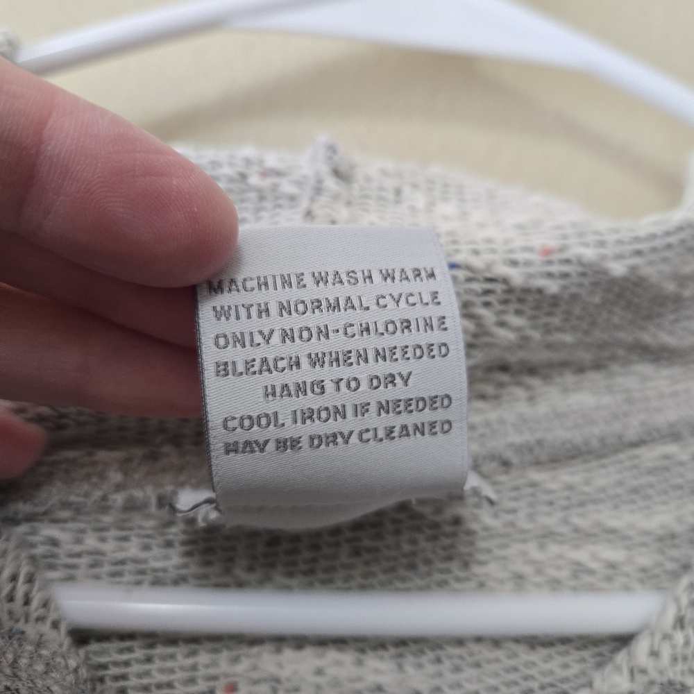 SOFT SURROUNDINGS Lazy Day Lounge Dress Size SP Hooded Soft Gray Marl‎ Pocket - Picture 9 of 15